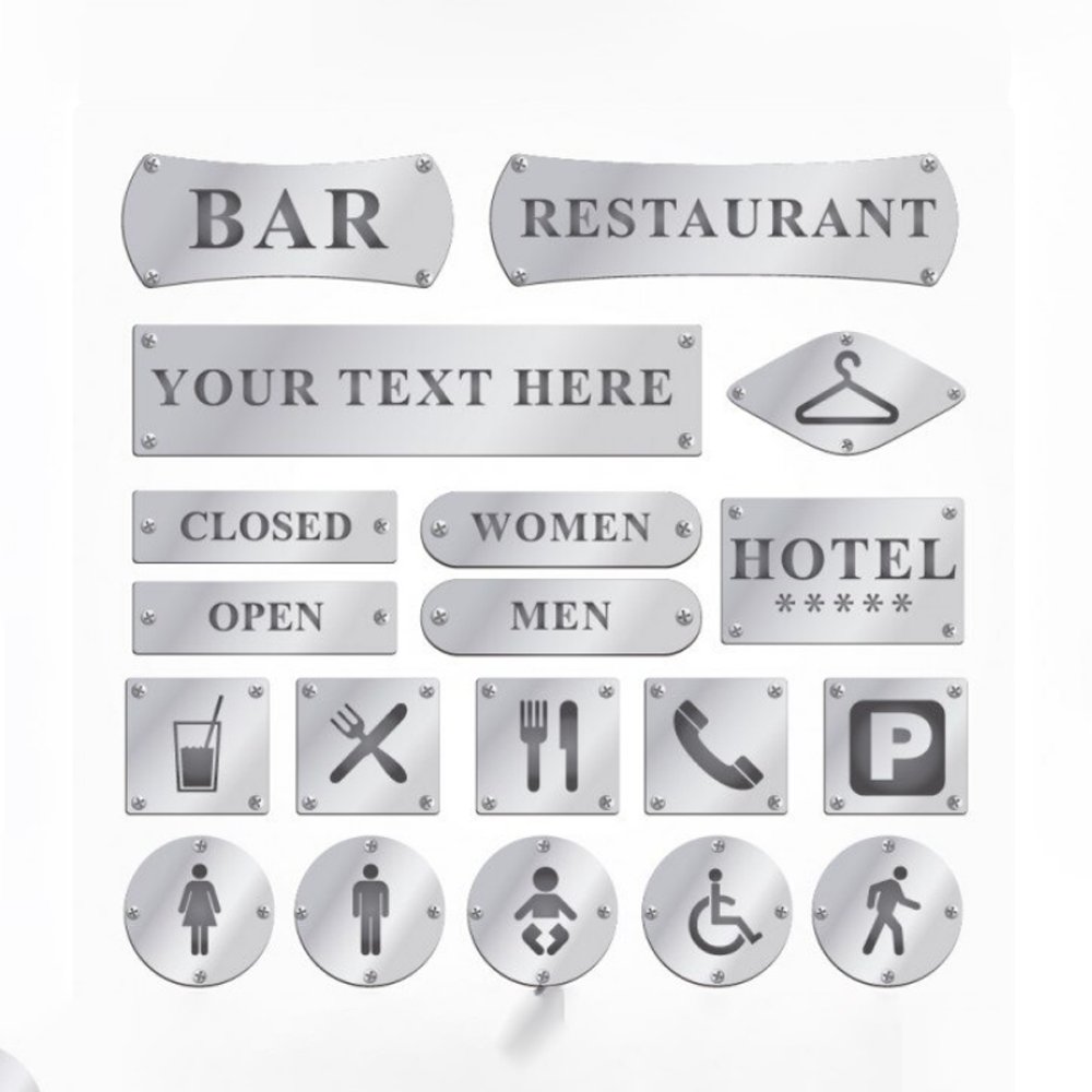 Steel Engraved Name Plates