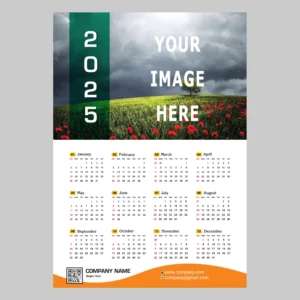 Wall Calendar 3 Sheets